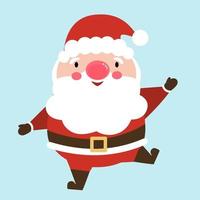 Santa clause character. vector