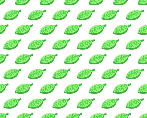 Spring stylized leaves color seamless vector pattern
