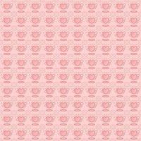 pink background pattern with heart shape vector