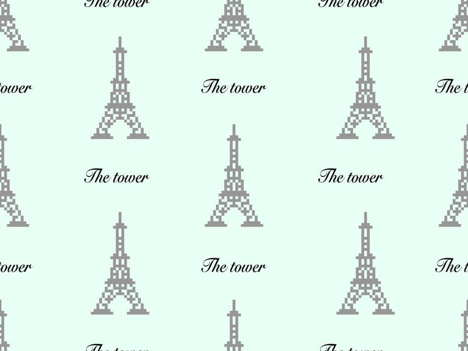 Eiffel Tower Pattern Vector Art, Icons, and Graphics for Free Download