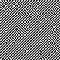 detailed abstract maze pattern background vector