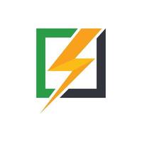 Lightning Logo Template vector