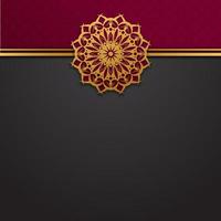 Luxury background, with mandala ornaments vector