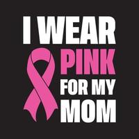 Breast cancer Awareness T Shirt Design Vector