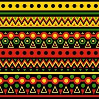 Seamless Pattern Pan African Color vector