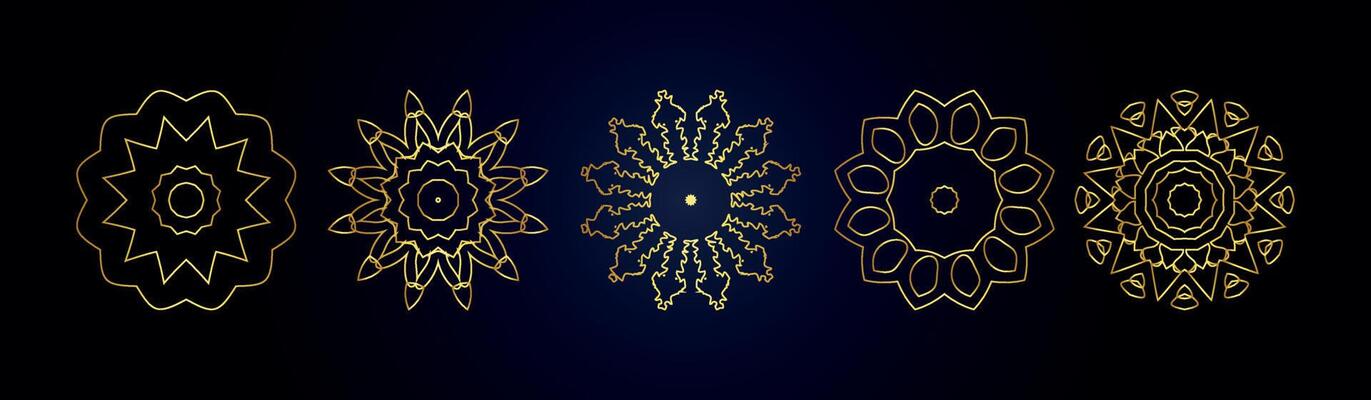 Luxury Mandala Set Vector eps 10