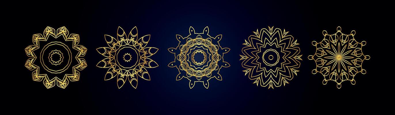 Luxury Mandala Set Vector