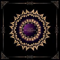 Luxury Mandala Islamic Background with Golden Arabesque Pattern vector eps 10