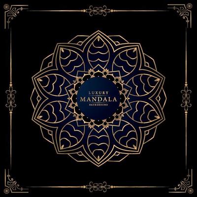 Luxury mandala background with golden arabesque pattern arabic islamic east style. Decorative mandala for print, poster, cover, brochure, flyer vector eps 10