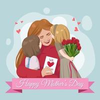 Happy Mother's Day Concept vector