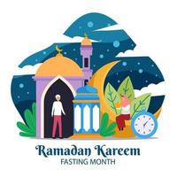 Ramadan Month Concept vector