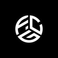 diseño de logotipo de letra fcg sobre fondo blanco. concepto de logotipo de letra de iniciales creativas fcg. diseño de letras fcg. vector