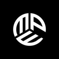 MPE letter logo design on black background. MPE creative initials letter logo concept. MPE letter design. vector