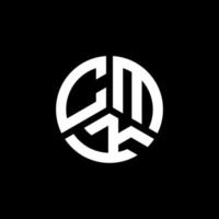 CMK letter logo design on white background. CMK creative initials letter logo concept. CMK letter design. vector