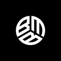 diseño de logotipo de letra bmb sobre fondo blanco. concepto de logotipo de letra de iniciales creativas bmb. diseño de letras bmb. vector