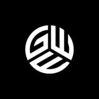 GWE creative initials letter logo concept. GWE letter design.GWE letter logo design on white background. GWE creative initials letter logo concept. GWE letter design. vector