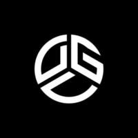 diseño de logotipo de letra dgv sobre fondo blanco. concepto de logotipo de letra de iniciales creativas dgv. diseño de letras dgv. vector