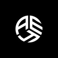 AEY letter logo design on white background. AEY creative initials letter logo concept. AEY letter design. vector