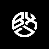 BXD letter logo design on white background. BXD creative initials letter logo concept. BXD letter design. vector