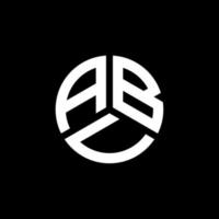 diseño de logotipo de letra abu sobre fondo blanco. concepto de logotipo de letra de iniciales creativas de abu. diseño de letras abu. vector