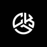CKL letter logo design on white background. CKL creative initials letter logo concept. CKL letter design. vector