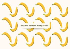 Banana pattern background with 2 shapes vector