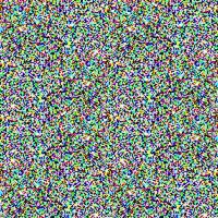 Color TV screen noise pixel glitch seamless pattern texture background vector illustration.