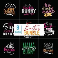 Easter Bundle Design vector