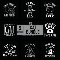 Cat Bundle Design vector