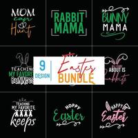 Easter Bundle Design vector