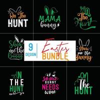 Easter Bundle Design vector