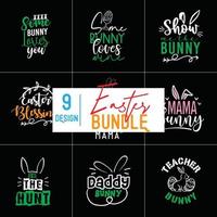 Easter Bundle Design vector