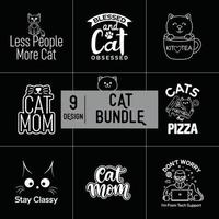 Cat Bundle Design vector