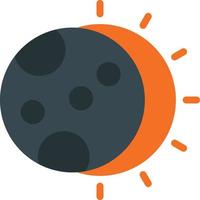 ilustración del icono de eclipse vector