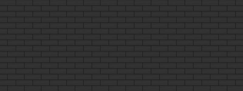 Abstract background texture black brick wall for decorative vector illustration