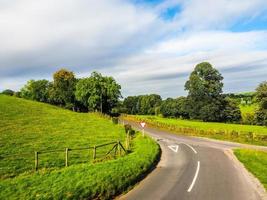 HDR English country panorama in Salisbury photo