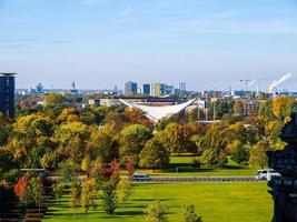 HDR Aerial view of Berlin photo