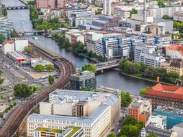 hdr vista aérea de berlín foto