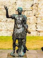 HDR Trajan statue in London photo