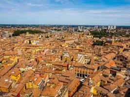 HDR Aerial view of Bologna photo