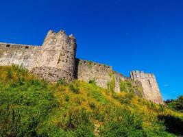 HDR Chepstow Castle ruins in Chepstow photo