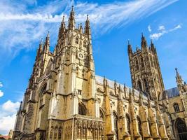 HDR Cathedral in Canterbury, UK photo