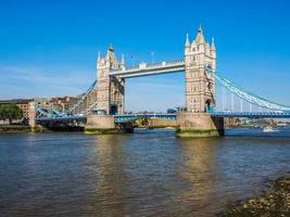 HDR Tower Bridge in London photo