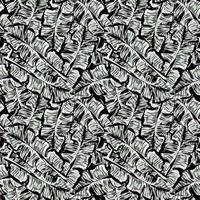 Abstract tropical leaf seamless pattern. Camouflage background of exotic leaves. vector