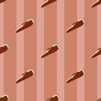 Clippers seamless pattern on. Vintage barber shops elements in doodle style. vector
