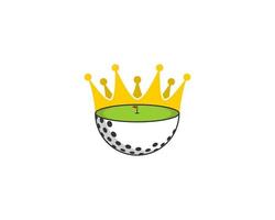 Slice of golf ball with crown behind