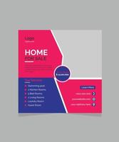 Set of social media post template and marketing webinar other seminars, online courses and classes, suitable modern banner and real estate square banner design template etc. vector