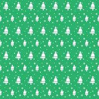 Holiday Christmas Pattern Background Pine And Snowflakes on vector