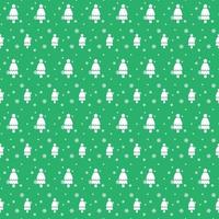 Holiday Christmas Pattern Background Pine And Snowflakes on vector