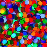 Lightbulb bokeh background, square photo